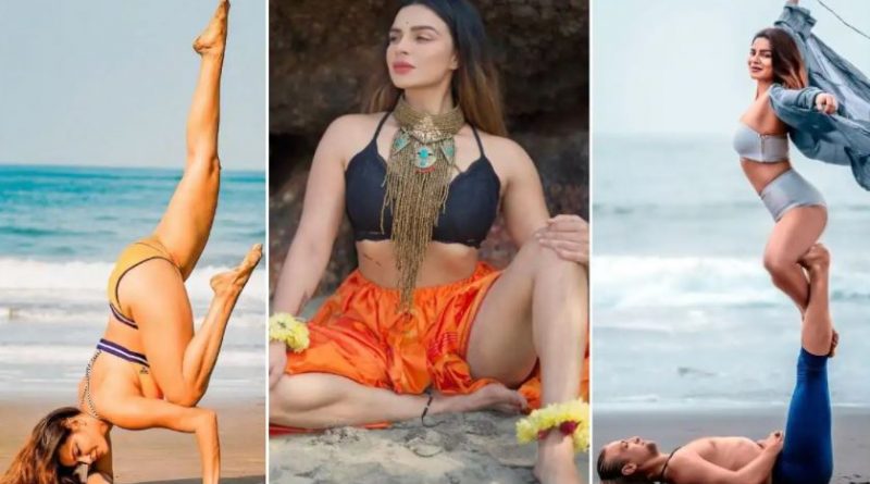 Aashka Goradia did nude yoga, showed her perfect figure in the sea…