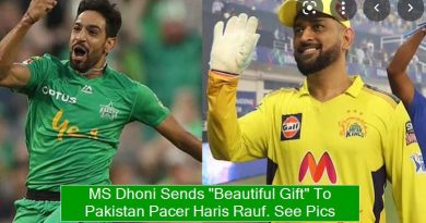 MS Dhoni Sends “Beautiful Gift” To Pakistan Pacer Haris Rauf. See Pics