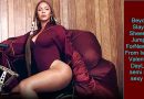 Beyonce Slays In Sheer Red Jumpsuit ForNew Look From Ivy Park Valentine’s DayLine : semi nude sexy look