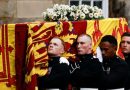 Coffin Of Queen Elizabeth II Arrives At Edinburgh Palace