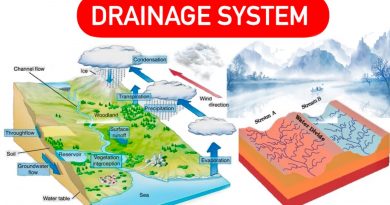 World Geography : Drainage Patterns and System . ( UPSC )