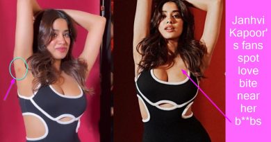Janhvi Kapoor’s fans spot love bite in her latest photos as she stuns in black bodycon dress: PICS