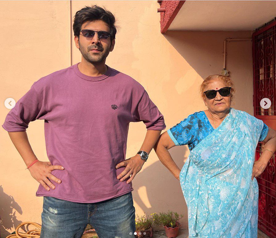 Kartik Aaryan Spends Sweet Moments At His Nani’s Home In Jabalpur & Fans Can’t Have Enough Of Cuteness