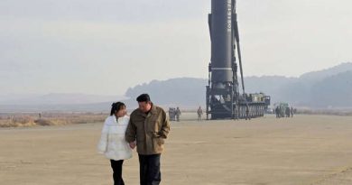 Kim Jong-Un Presents His Daughter At The Missile Launch Site