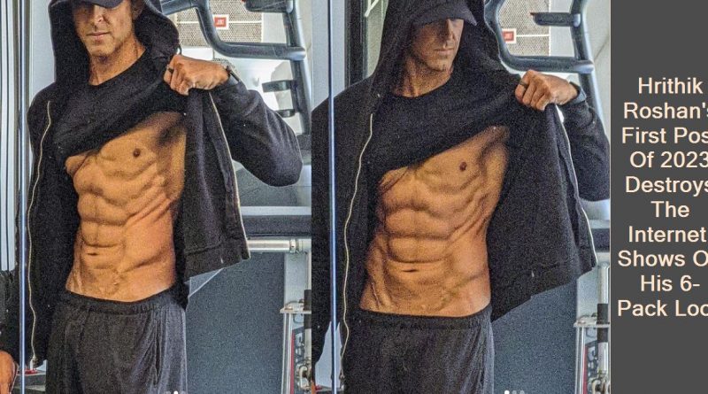Hrithik Roshan’s First Post Of 2023 Destroys The Internet. Shows Off His 6-Pack Look