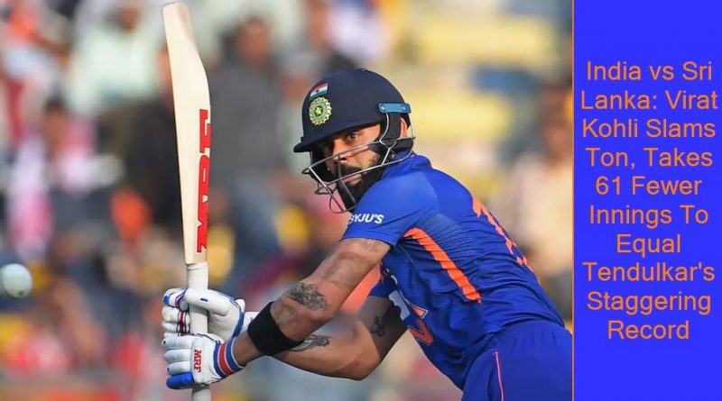 India vs Sri Lanka: Virat Kohli Slams Ton, Takes 61 Fewer Innings To Equal Tendulkar’s Staggering Record