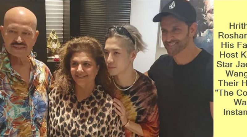 Hrithik Roshan And His Family Host K-Pop Star Jackson Wang At Their Home: “The Connect Was Instant…”