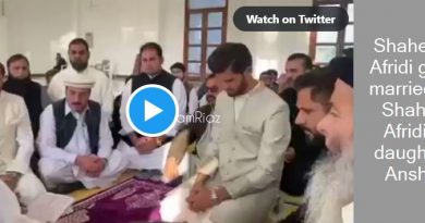 Shaheen Afridi gets married to Shahid Afridi’s daughter Ansha