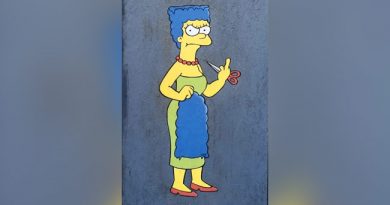Artist Creates Simpsons-Inspired Mural In Powerful Message Against Iran