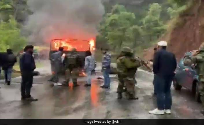 5 Soldiers Killed After Terrorists Open Fire In J&K, Grenades Likely Used