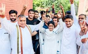 Vinesh Phogat Seeks Blessings for Congress After Filing Nomination from Julana