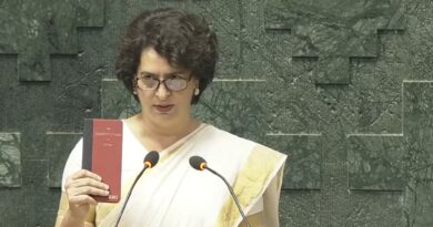 Priyanka Gandhi Vadra Takes Oath As MP Holding Copy Of Constitution