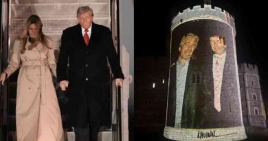 Trump-Epstein Images Projected Onto Windsor Castle During UK Visit; 4 Arrested