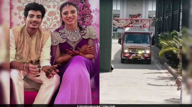 Smriti Mandhana’s Wedding Temporarily Halted After Father Reportedly Suffers Heart Attack