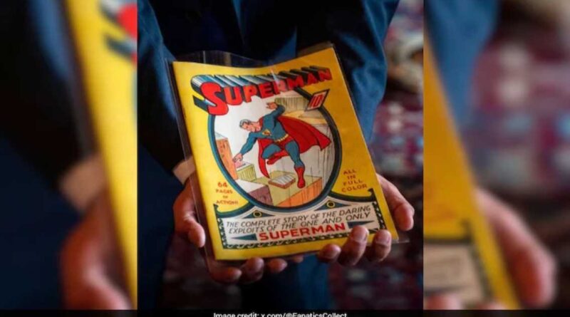 Superman’s First Comic Found in Attic Sells for Record $9 Million