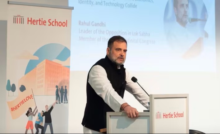Rahul Gandhi Says BJP’s “Propaganda” Targets His Institutions, Responds in Germany